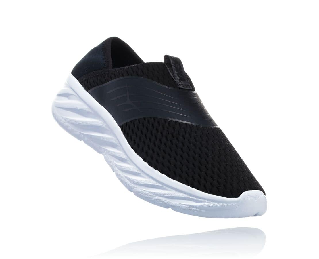 Pantofi De Mers Hoka One One Ora Recovery Barbati - Negrii | Romania KIDW08795